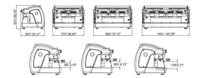 Кавомашина BFC Galileo 2Gr Electronic model  0012 фото